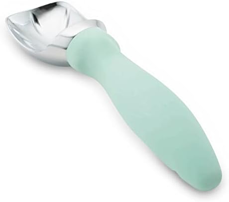 Spring Chef Heavy Duty Ice Cream Scoop with Comfortable Handle, Professional Metal Ice Cream Scooper for Gelato, Sorbet, Cookie Dough, Frozen Yogurt - Dishwasher Safe Kitchen Tool - Mint