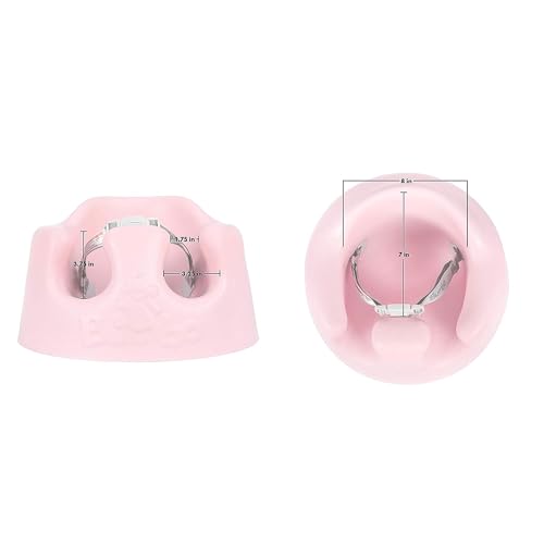 Bumbo Baby Infant Soft Foam Comfortable Support Wide Floor Seat with 3 Point Adjustable Harness for Ages 3 to 12 Months, Cradle Pink