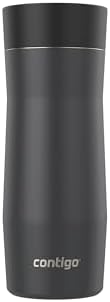 Contigo West Loop 3.0 Stainless Steel Insulated Travel Mug, Leak Proof with AutoSeal Lid, 16oz, Matte Black