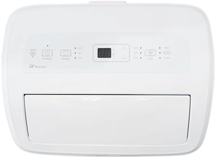 Hisense 8,000 BTU Portable Air Conditioner with Dual Hose & Inverter, 350 Sq Ft, Wi-Fi, ConnectLife App Google and Alexa, 3 operating modes, Noise 42 dB(A) - HAP0824TWD (Renewed), White