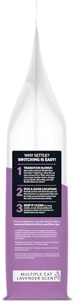WORLD'S BEST CAT LITTER Multiple Cat Lavender Scented 32-Pounds - Natural Ingredients, Quick Clumping, Flushable, 99% Dust Free & Made in USA - Calming Fragrance & Long-Lasting Odor Control