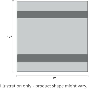 Bumble Dish Cloths (8 Pack) - 100% Cotton Dish Rags & Kitchen Washcloths for Washing Dishes | 12" x 12" | 405 GSM | Gray