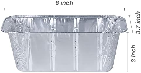 50Pack Drip Pan Compatible for Blackstone Griddles 28 & 36 & 30 & 22 & 17 Inches, Aluminum Foil Grease Drip Pans, Grill Grease Tray Griddle Accessories
