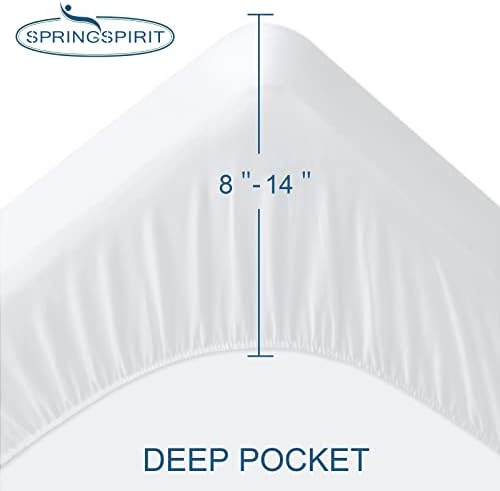 Full Size Mattress Protector Waterproof Mattress Topper Pad Cover Fitted Bed Sheets Full up -14'' Terry Super Soft & Breathable & Noiseless Mattress Protector Machine Washable