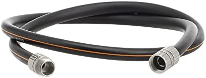 Giraffe Tools Leader Hose 5ft x 5/8", Custom Length, Heavy Duty, No Kink, Flexible, Rubber Garden Hose, Leakproof Water Hose with Male to Female Fittings, 600 Burst PSI