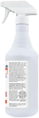 Mite Killer Spray by Mite-B-Gone — Kills Human Mites, Bird, Dust, Spider, Rat, Turkey, Carpet Mites. Treatment for Homes, Furniture, Bedding, Auto & Animals | Non-Toxic | Kid & Pet Safe | 16oz Spray