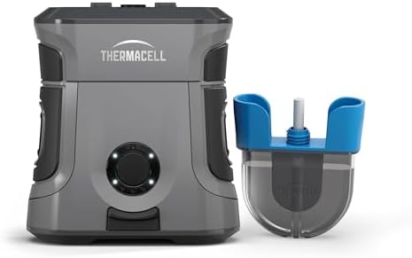 Thermacell Mosquito Repellent Rechargeable Adventure EX-Series EX90; Patio Shield with 9-Hour Battery, Includes 12-Hour Refill, Rubber Armor & Carabiner; Scent Free Bug Spray Alternative