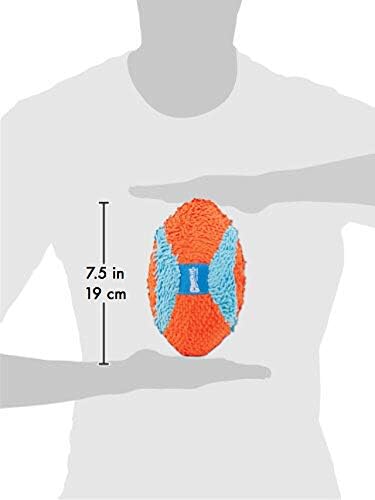 Chuckit! Indoor Fumbler Toy for Dogs - Interactive Dog Toys for Boredom, 7.5 Inch, Orange and Blue Roller
