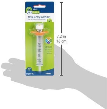 EZY DOSE Kids Baby Oral Syringe & Dispenser, True Easy Design for Liquid Medicine,Tylenol, Motrin, Easy to Administer, Accurate Dosing,10 mL/2 TSP Color Coded, BPA Free, Pack of 3