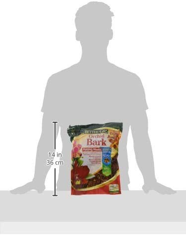 Better-Gro Orchid Bark - Premium Grade Orchid Potting Medium for Potting, Repotting, Root Development, and Water Retention, Ideal for Phalaenopsis, Epiphytic Orchids, and Tropical Plants - 4 Quarts