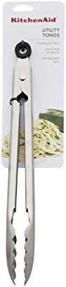 KitchenAid Stainless Steel Utility Tongs, 12 Inch