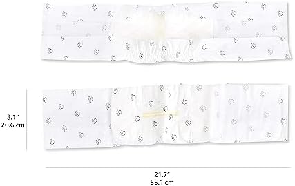 Amazon Basics Absorbent, Leakproof Male Dog Wrap Disposable Diapers, Small, Pack of 50, White