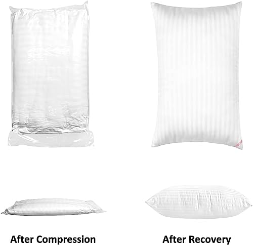 EIUE Hotel Collection Bed Pillows for Sleeping 2 Pack Queen Size,Pillows for Side and Back Sleepers,Super Soft Down Alternative Microfiber Filled Pillows,20 x 30 Inches