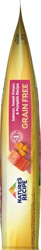Nature's Recipe Grain Free Dry Dog Food, Salmon, Sweet Potato & Pumpkin Recipe, 12 lb. Bag