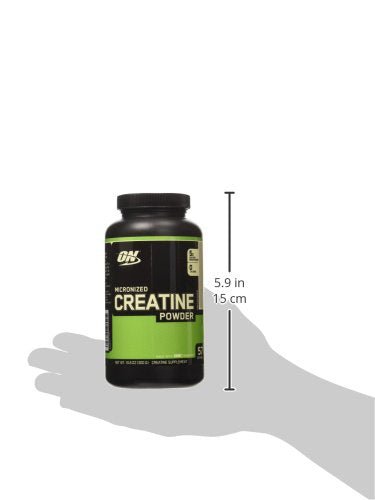 Optimum Nutrition Micronized Creatine Monohydrate Powder, Unflavored, 60 Servings, 300 Grams (Packaging May Vary)