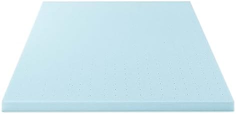 Best Price Mattress 3 Inch Ventilated Memory Foam Mattress Topper, Cooling Gel Infusion, CertiPUR-US Certified, Dorm Essentials, Queen
