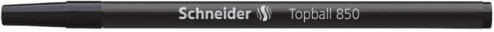 SCHNEIDER Pack of 3 Topball 850 Rollerball Refills Medium Tip 05 Black