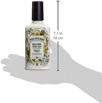 Poo-Pourri Before-You-Go Toilet Spray, Original Citrus, 8 Fl Oz - Lemon, Bergamot and Lemongrass