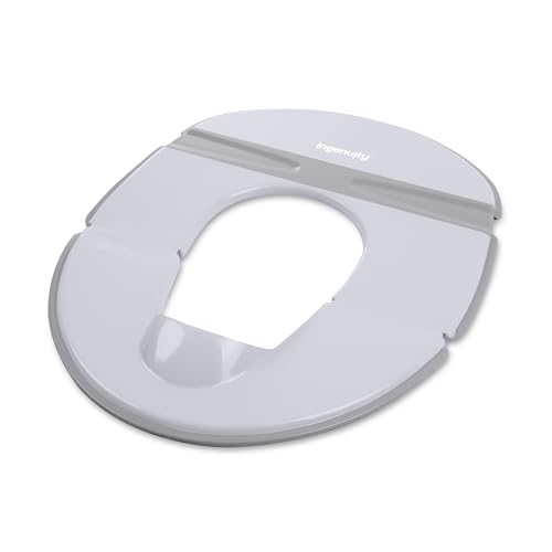 Ingenuity Foldaway Travel Potty Training Seat with Storage Bag, Folding & Portable Toddler Potty Seat, Easy One-Handed Open, Non-Slip Grip