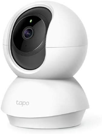 TP-Link Tapo Pan/Tilt Security Camera for Baby Monitor, Pet Camera w/Motion Detection, 1080P, 2-Way Audio, Night Vision, Cloud & SD Card Storage, Works with Alexa & Google Home (Tapo C200)