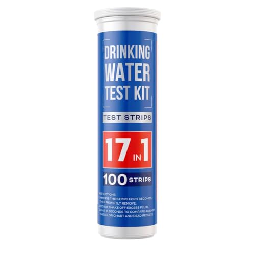All-New 20 in 1 Drinking Water Testing Kit 120 Strips, Home Tap and Well Water Test Kit for Hardness, Lead, Iron, Copper, Chlorine, Fluoride