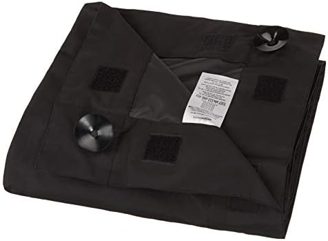 Amazon Basics Portable Blackout Curtain Shade with Suction Cups, 50" x 78", 2-Pack, Black