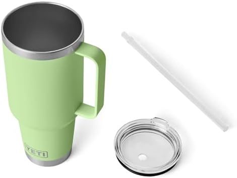 YETI Rambler 42 oz Straw Mug, Vacuum Insulated, Stainless Steel, Key Lime