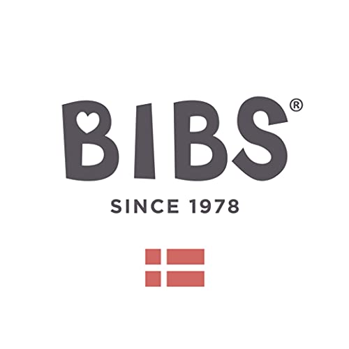 BIBS Pacifiers 0-6 Months | 2-Pack Soothers | BPA-Free Round Nipple | Made in Denmark | Dusty Blue/Steel Blue Colour Pacifier