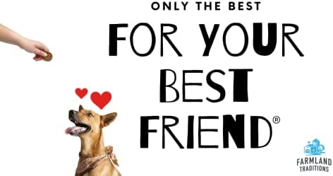 Farmland Traditions Dogs Love Chicken Jerky Dog Treats, Premium Two-Ingredient Dog Jerky with USA-Raised Chicken, 3-Pound Bag