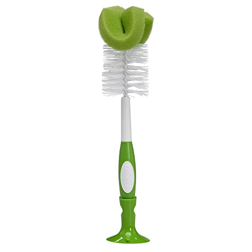 Dr. Brown's Natural Flow® Anti-Colic Options+™ Narrow Bottle to Sippy Gift Set with Soft Silicone Sippy Spout, Removable Silicone Handles, Travel Cap and Bottle Brush
