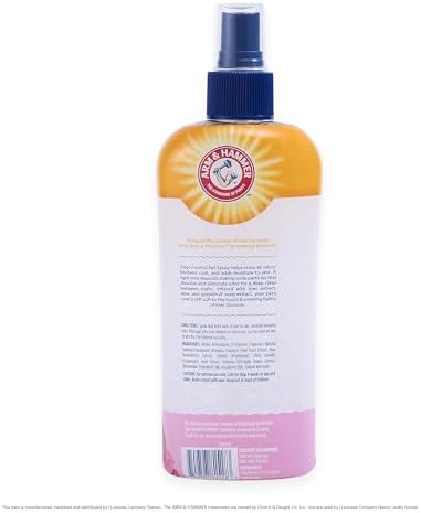 Arm & Hammer Super Deodorizing Spray for Dogs | Best Odor Eliminating Spray for All Dogs & Puppies, Arm & Hammer Baking Soda Enhanced Dog Spray Kiwi Blossom Scent, 8 Oz Dog Spray (6 Pack)