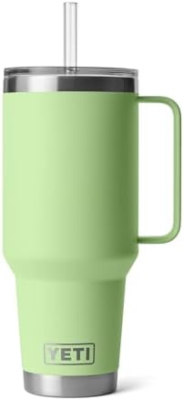 YETI Rambler 42 oz Straw Mug, Vacuum Insulated, Stainless Steel, Key Lime