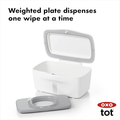 OXO Tot Perfect Pull Wipes Dispenser, Gray
