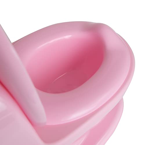 Nuby My Real Potty Training Toilet with Life-Like Flush Button and Sound - 18+ Months - Pink
