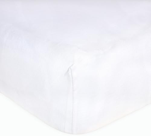 Burt's Bees Baby Essential Organic Cotton Fitted Crib Sheet, Breathable for Boy Girl Standard Crib & Toddler Mattresses