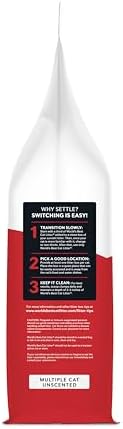 WORLD'S BEST CAT LITTER Multiple Cat Unscented, 15-Pounds - Natural Ingredients, Quick Clumping, Flushable, 99% Dust Free & Made in USA - Long-Lasting Odor Control & Easy Scooping
