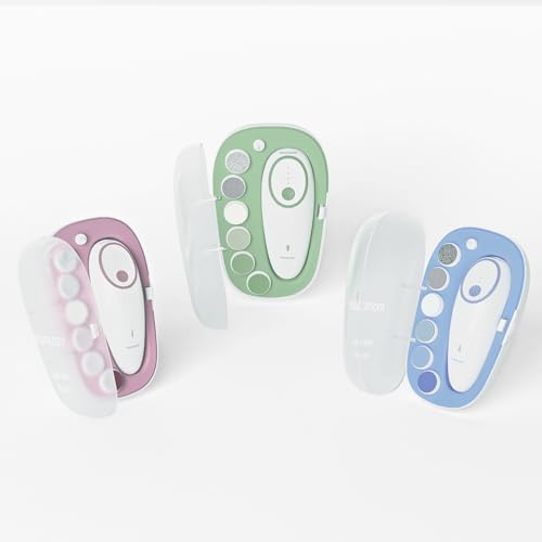 Momcozy Baby Nail File Electric, Gentle Baby Nail Trimmer Electric Rechargeable, Baby Nail Clipper Electric, 7 Grinding Head Replacement Pads