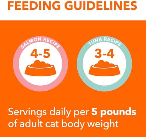 IAMS Perfect Portions Indoor Adult Wet Cat Food Cuts in Gravy Variety Pack, Salmon and Tuna Recipes, 2.6 oz. Easy Peel Twin-Pack Trays (12 Count, 24 Servings)