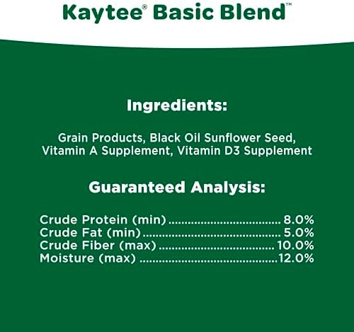 Kaytee Wild Bird Food Basic Seed Blend, 5 lb