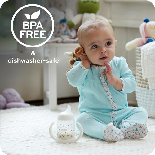 NUK Learner Cup 6+ Months Timeless Collection Amazon Exclusive 10 Oz – BPA Free Spill Proof Sippy Cup 2 Count (Pack of 1)
