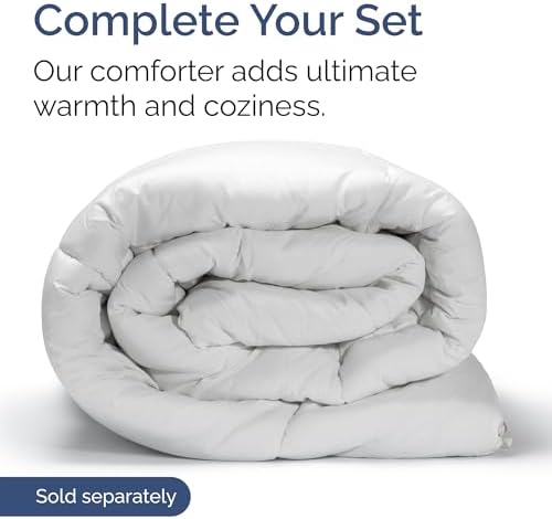 Extra Deep King Sheet Set - 6 Piece Breathable & Cooling Sheets - Hotel Luxury Bedding Set w/18-24 Inch Extra Deep Pockets - Easy & Secure Fit - Super Soft, Wrinkle Free and Comfy - White, King Size