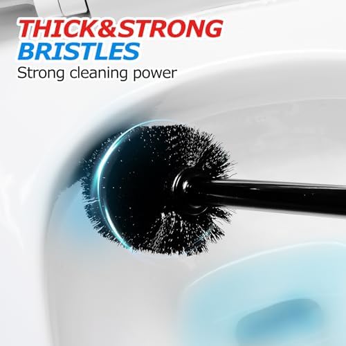 2 in 1 Toilet Plunger and Brush Set,Extended Handle Plunger,Toilet Bowl Brush Plunger Set,Bathroom Cleaning Tools ,Toilet Brush Plunger Combo,Cleaning Brush,Bathroom Cleaning Supplies
