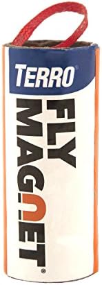 TERRO T518 Magnet Sticky Fly Paper Trap, 4 Pack, Orange