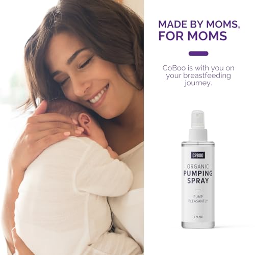 Pumping Spray 2 Fl Oz | Organic Skin Lubricant for Breast Pumping | Pump Flange Spray for Breast Shields | Vegan & Lanolin Free, Made in USA | Helps Sore Nipples & Clogged Milk Ducts