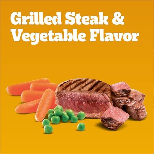 Pedigree Complete Nutrition Adult Small Dog Dry Dog Food, Grilled Steak & Vegetable Flavor, 14 lb. Bag