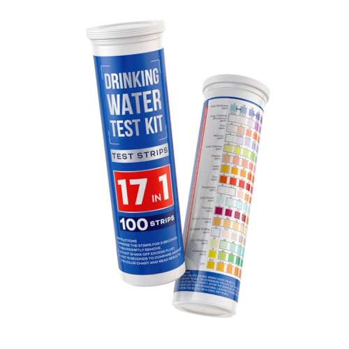 All-New 20 in 1 Drinking Water Testing Kit 120 Strips, Home Tap and Well Water Test Kit for Hardness, Lead, Iron, Copper, Chlorine, Fluoride