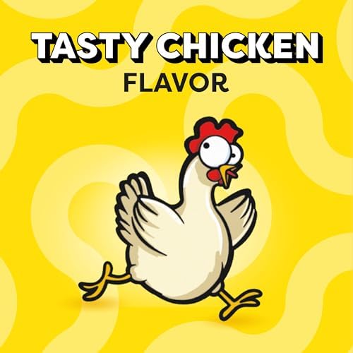 Temptations Jumbo Stuff Crunchy and Soft Cat Treats, Tasty Chicken Flavor, 2.5 oz. Pouch (Pack of 12)