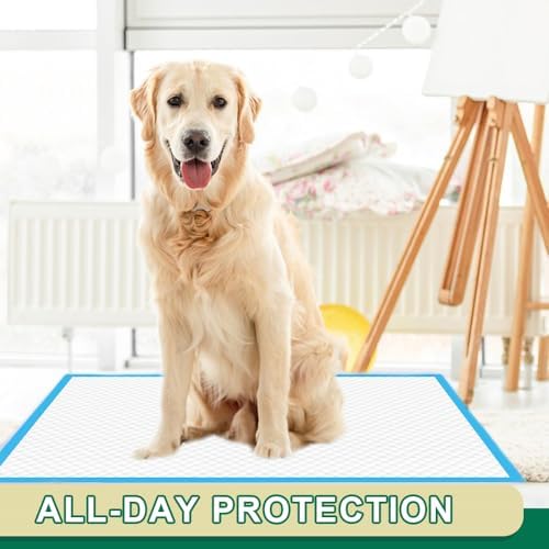 IMMCUTE Puppy Pee Pads 22"x23"-100 Count | Dog Pee Training Pads Super Absorbent & Leak-Proof | Disposable Pet Piddle and Potty Pads for Puppies | Dogs | Doggie| Cats | Rabbits