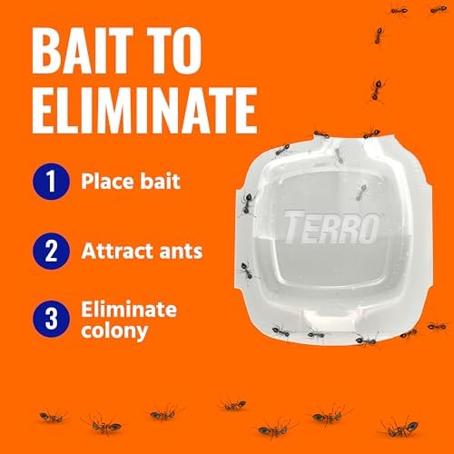 Terro T334B Liquid Ant Baits Indoor - Terro Ant Trap and Bait Stations - 8 Liquid Traps
