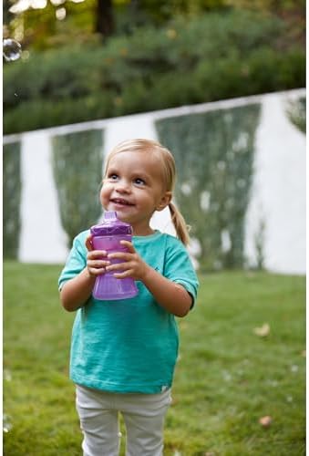 NUK Fun Grips Hard Spout Sippy Cup, 10 oz. | Easy to Hold, BPA Free, Spill Proof Toddler Cup, 4pk